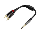 TRS Male  To Dual RCA Male Cable 1.5M