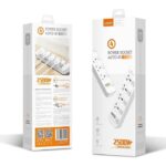 LDNIO SC4408 Extension Cord with 4 Power Socket USB Ports