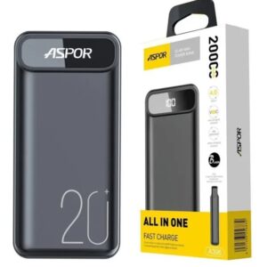 Aspor A396 20000 22.5W PD Fast Charging Power Bank