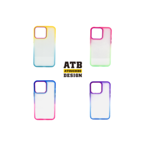ATB Charm Eye Gradient Colorful All Inclusive Phone Case For Iphone 14 Series