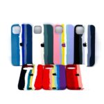 Apple Rainbow Silicone Back Cover for iPhone