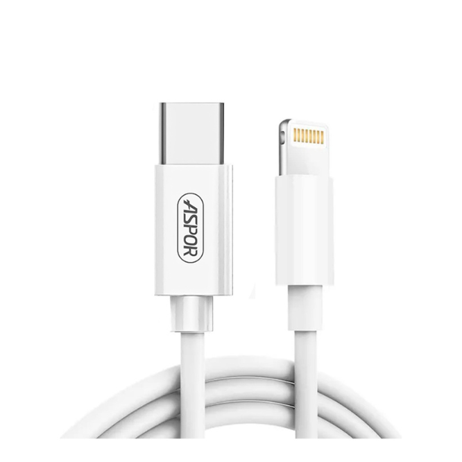 Aspor A109L Type- C To Lightning 27W 2m Cable