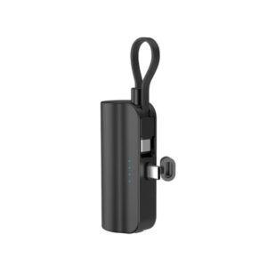 Aspor A331 5000mAh Mini Power Bank Lightning – Black