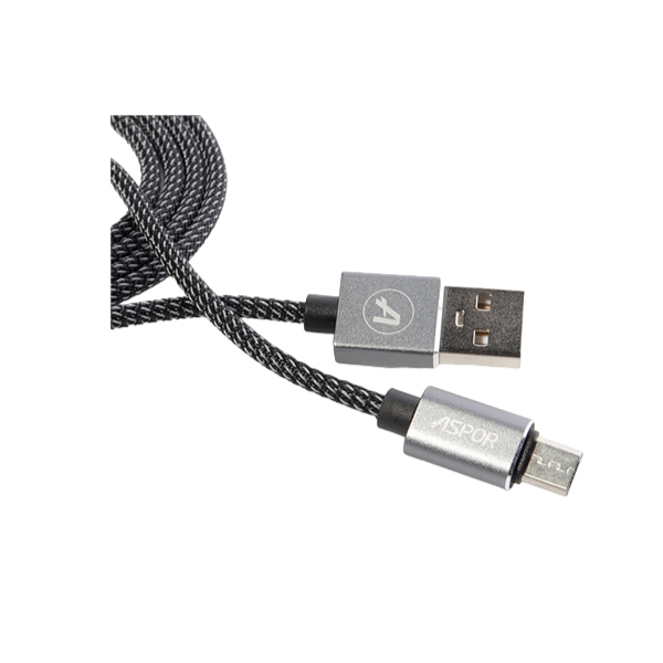 Aspor AC-25 3.1A Fast Charge Micro USB Data & Charging 1M