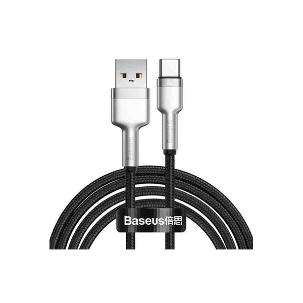 BASEUS Cafule Series Metal Data Cable USB To Type-C 2M Supports 66W Fast Charging CAKFOOO201