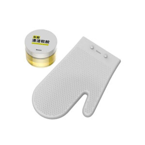 BASEUS Car Cleaning Kit (Cleaning Soft Adhesive + Silicone Glove) Yellow TZCRLE-0Y
