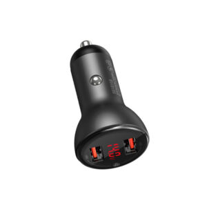BASEUS Digital Display Dual Quick Car Charger 45W CCBX-B0G