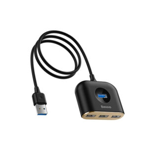 BASEUS Square Round 4 In 1 USB Hub Adapter CAHUB-AY01