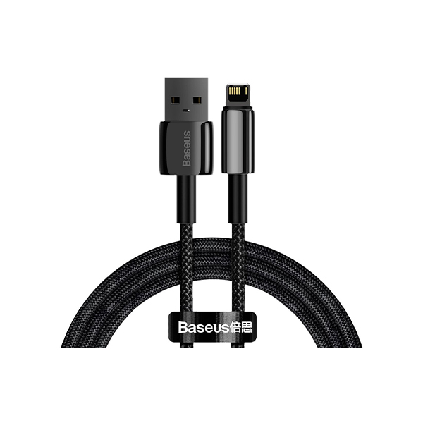 BASEUS Tungsten Gold Fast Charging Data Cable USB To iPhone 2.4A 1M CALWJ-01