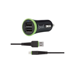 Budi CC061LB Car Charger + Lightning Cable