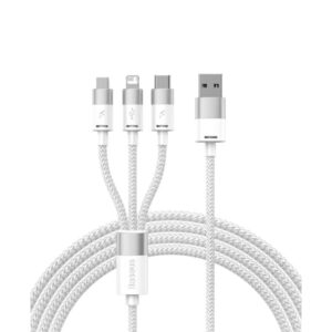 Baseus 3in1 USB cable StarSpeed Series USB-C + Micro + Lightning 3.5A 1.2m
