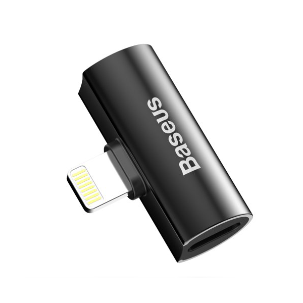 Baseus L46 Audio Converter Adapter from Lightning 2 female connector CAL46-01