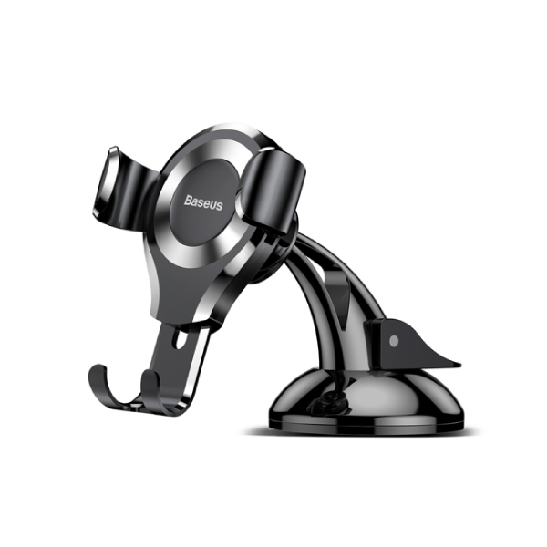 Baseus Osculum Gravity Car Holder for Windshield Dashboard Black+Silver (SUYL-XP0S)