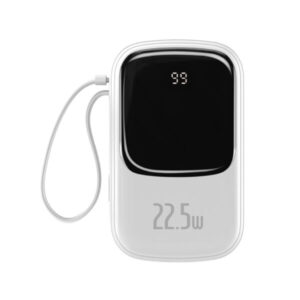 Baseus Qpow Digital Display 22.5W Quick Charge 20000mAh Power Bank with Type-C Cable