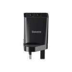 Baseus speed Mini Black Dual USB Travel Charger 10.5W (UK Plug) CCXJ0100301