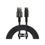Baseus Tungsten Gold Fast Charging Data Cable USB to Type-C 100W 1m Black CAWJ000001
