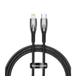 Baseus USB-C Cable for Lightning Glimmer Series 20W 1m – Black