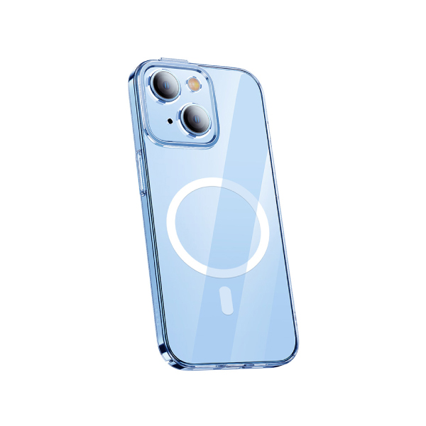 Baseus iPhone 14 6.1inch Crystal Magnetic Phone Case And Temperd Glass For iPhone Transparent- ARJC000002