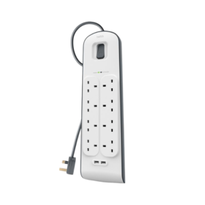 Belkin USB Surge Protector 8 Socket + 2 USB