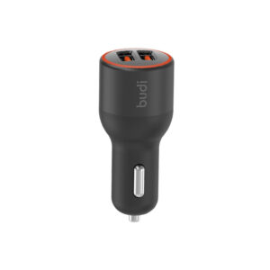 Budi 36W QC 3.0 Dual Port Car Charger M8J109Q
