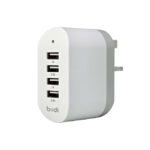Budi 4 Port USB 3 Pin Home Charger M8J028V