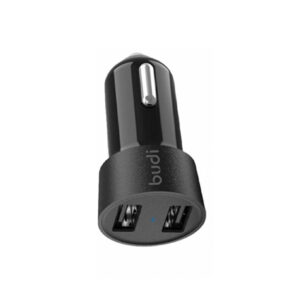 Budi 17W Dual Port USB Car Charger CC622BS