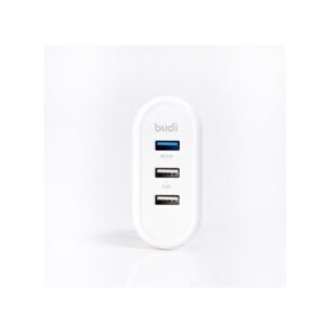 Budi Fast Home Charger with 3 USB Ports QC 3.0 M8J315QU