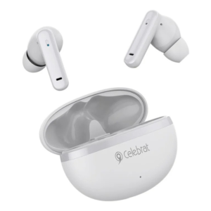 Celebrat W53 ANC+ENC Wireless Earphone – White
