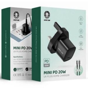 Green Lion Mini PD 20W Adapter with Type-C To Lightning Cable