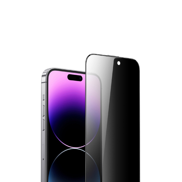 Green Lion 9H Steve Privacy Screen Protector for iPhone 15 Series – Black