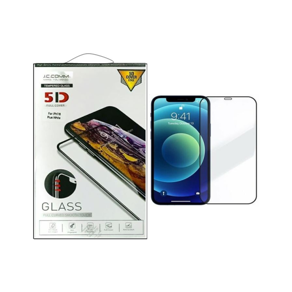 JC COMM 5D Tempered Glass for iPhone 15 Series