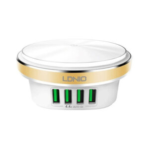LDNIO LED Press Lamp with 4-Port USB Charger A4406