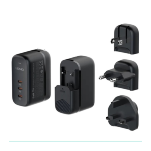 LDNIO Q367 65W Gan Super Fast Charger Three Ports With Type-C To C Cable
