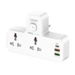 LDNIO SC2311 2 Port with 1 USB-C and 2 USB-A Power Socket UK Plug