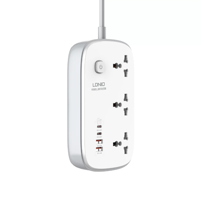 LDNIO SC3416 3250W Smart Guard Power Strip 2M