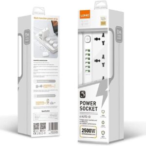 LDNIO SC5614 Power Strip with 5 AC Outlets and 6 USB Charging Ports