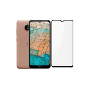 Nokia C20 Full Glue Tempered Glass Screen Protector