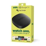 ONN Google TV Box 4K UHD Streaming Device