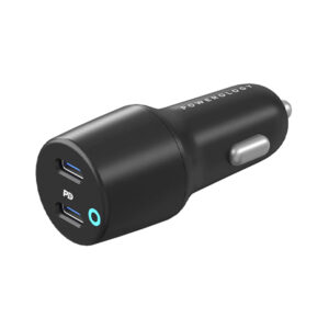 Powerology 45W Ultra Quick Dual Type-C Car Charger