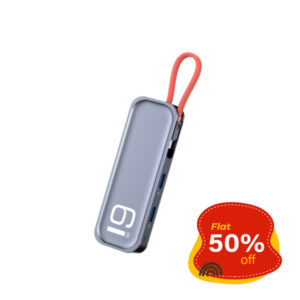 ROCK TR06 6 in 1 Type-C Multi-function Docking Station