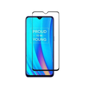 Realme C2 Full Glue Tempered Glass Screen Protector