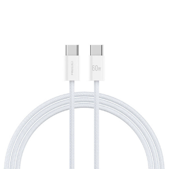 Recci RS15CC Nature Series 60W Type-C To Type-C Fast Charging PD Cable 2M