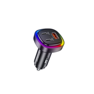 Remax RCC330 (1USB / 2TYPE-C) 66W Car Charger PD+QC Car Charger