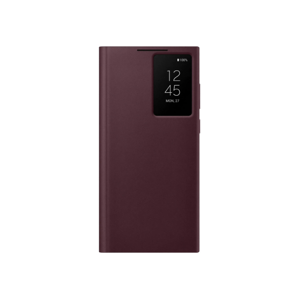 Samsung Galaxy S22 Ultra Clear View Cover – Maroon
