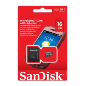 SanDisk Micro SD 16GB Flash Memory Card Class 4