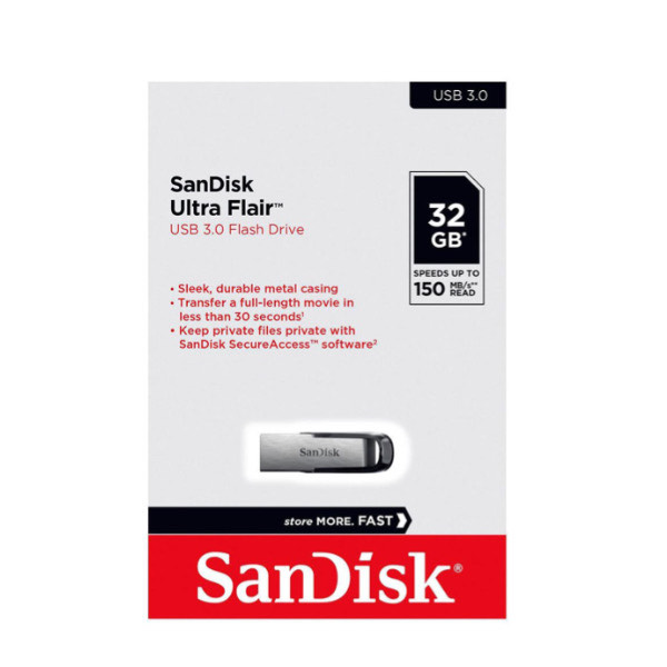 SanDisk Ultra Flair Flash Drive 32GB