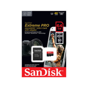Sandisk Micro SDXC Extreme Pro 64GB 200MB/s  UHS-I