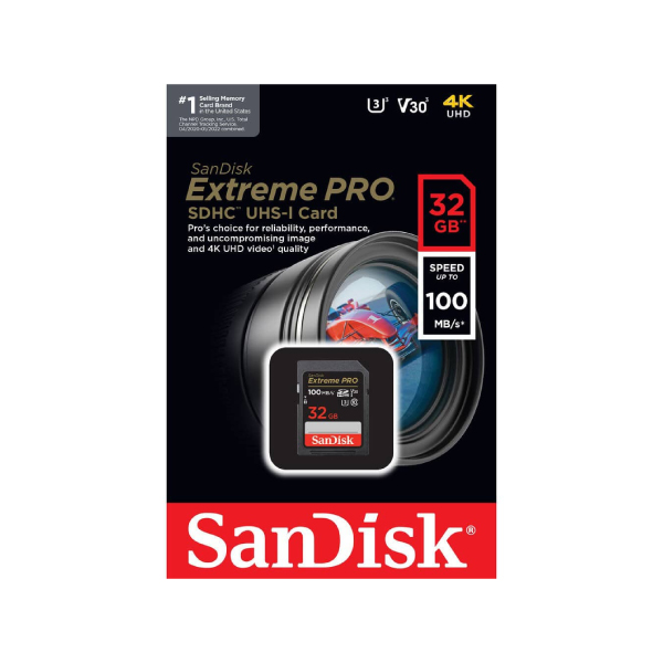 Sandisk SDHC Extreme Pro 32GB 100MB/s UHS-I C10