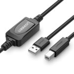 Ugreen 10362 2.0A USB-A Male to USB-B Male Active Printer Cable 15m