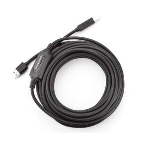 Ugreen 10374 USB2.0 A Male To BM Active Printer Cable 10M Black